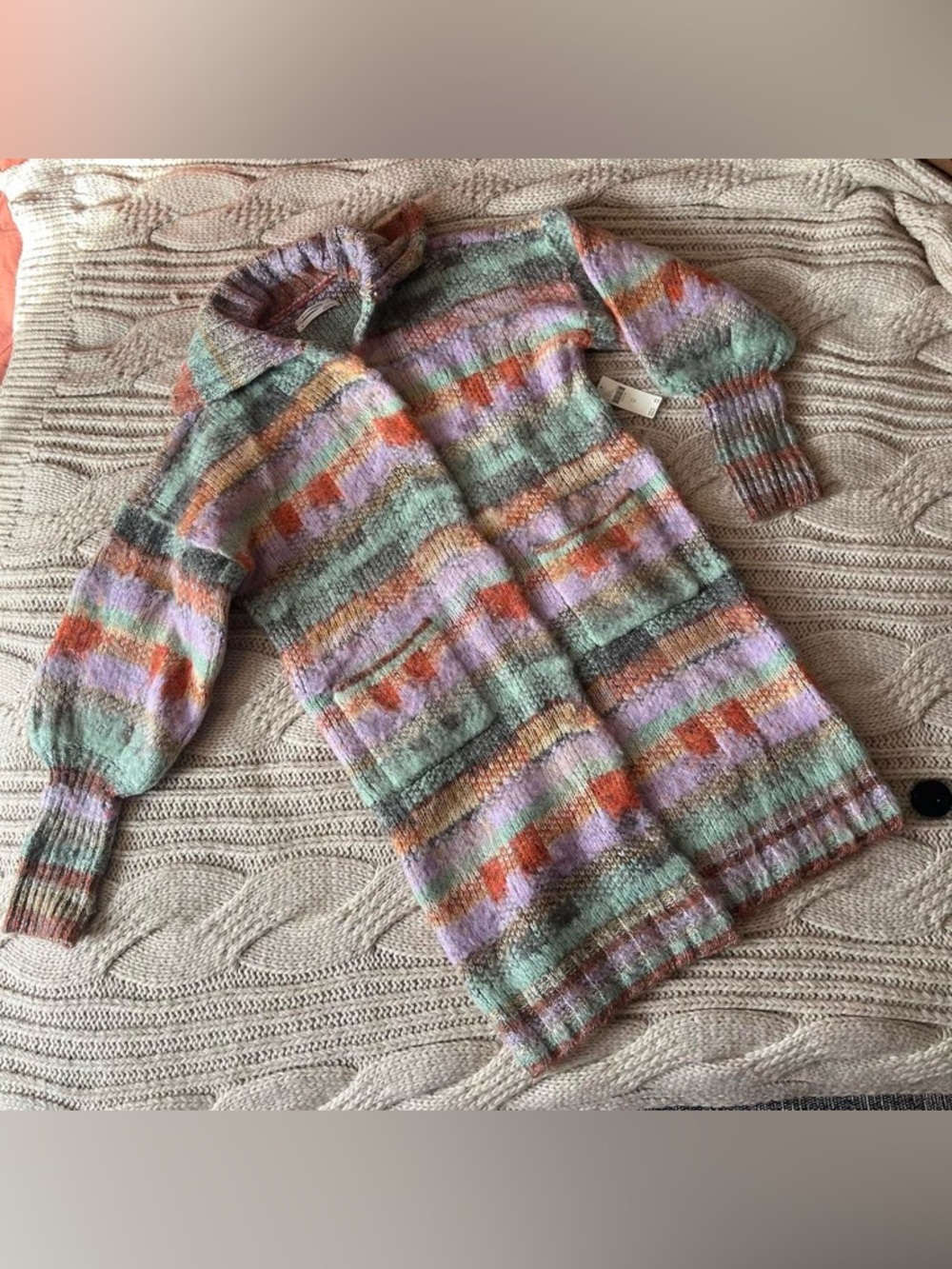 Anthropologie Long Cardigan Coat